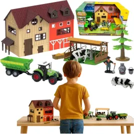 farma-zabawka-gospodarstwo-rolne-traktor-zestaw-z-figurki-zwierzat-stodola