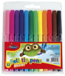 beniamin-rexus-flamastry-pisaki-szkolne-12-kolorow