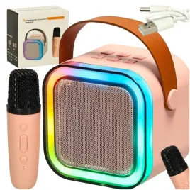 zestaw-do-karaoke-glosnik-bluetooth-mikrofon-usb-led-rozowy