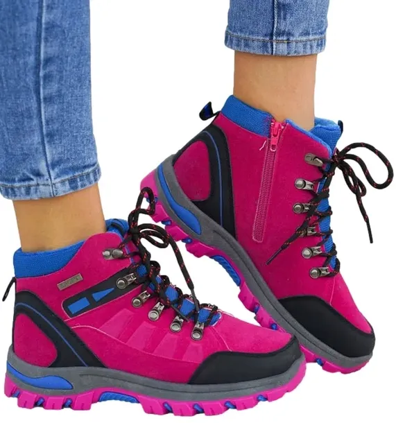 Buty Treckingowe Damskie Trapery Tech Mountain Różowe 39