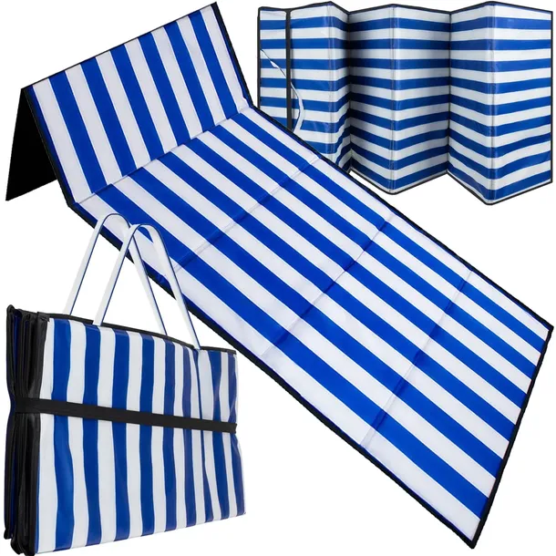 Mata na plaże kamieniste 190X66 CM GRUBA DUŻA XXL PIKNIK KOC