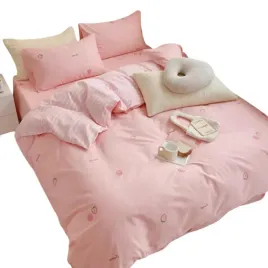 posciel-dziecieca-100-x-135-cm-2-czesciowa-mikrofibra-rozowy