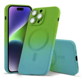 etui-do-iphone-14-ombre-magsafe-obudowa-wzmacniana-zielony-case-szklo