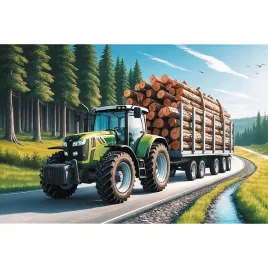 puzzle-trefl-100-elementow-ciagnik-lesny