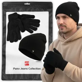 czapka-beanie-i-rekawiczki-zestaw-dzianinowy-dla-niego-czarny-pako-jeans
