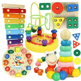 drewniany-sorter-labirynt-gasienica-zegar-cymbalki-wieza-ukladanka-xxl-6w1