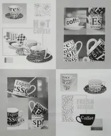 tapeta-czarno-biala-do-kuchni-filizanki-kawa-winylowa-do-mycia