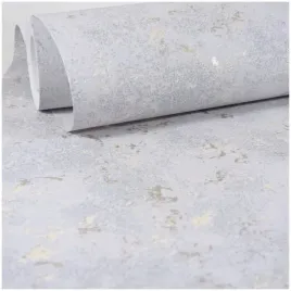 tapeta-szary-beton-tynk-ze-zlotym-glamour-flizelina