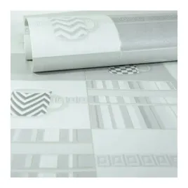 tapeta-do-kuchni-szara-filizanki-kafelki-zlota-fuga-winylowa-zmywalna