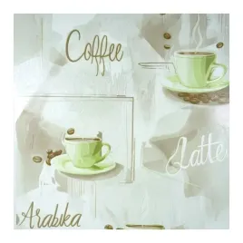 tapeta-kuchenna-zielone-filizanki-kawa-napisy-winylowa-do-mycia