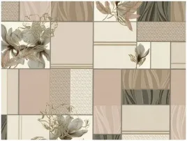 tapeta-kuchnia-lazienka-kafla-kafelka-zlote-kwiaty-winylowa-zmywalna