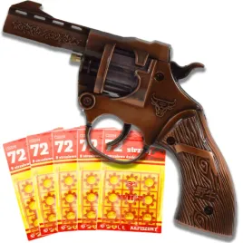 pistolet-rewolwer-metalowy-na-splonke-5x72szt-kapiszony-gratis-dla-dzieci