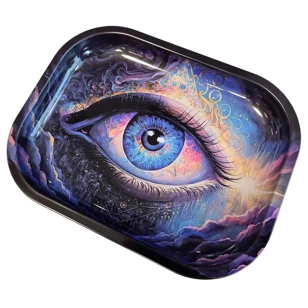 Tacka do skręcania metalowa Eye Oko 18 x 14cm
