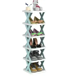 regal-skladany-na-buty-szafka-organizer-6-stopni-regulowany-niebieski-80cm