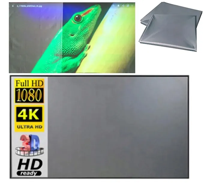 EKRAN DO PROJEKTORA PROJEKCYJNY 100 CALI ANTILIGHT Wysoka Jakość Obrazu