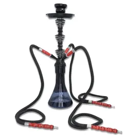 fajka-wodna-shisha-53cm-z-trzema-wezami-3-weze-czarna