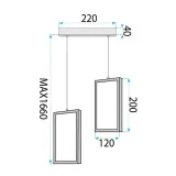 toolight-lampa-lhj085-2cp-black-rodzaj-gwintu-zintegrowane-zrodlo-led