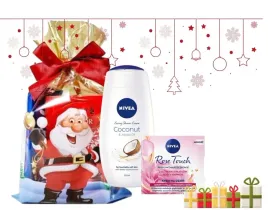 zestaw-prezent-na-swieta-dla-kobiety-nivea-rose-krem-do-twarzy-zel