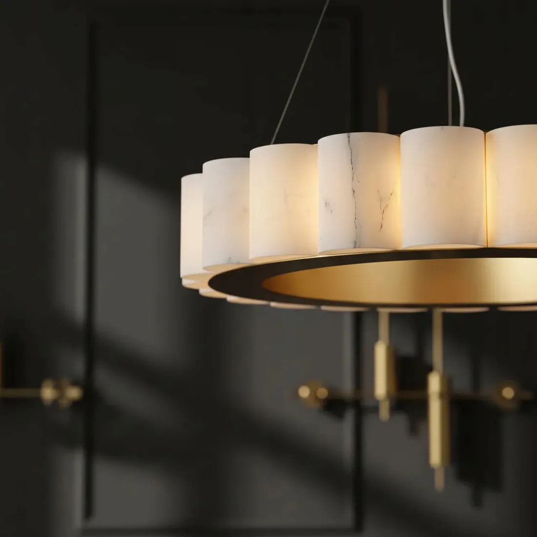 toolight-lampa-app1801-cp-50cm-brush-gold-stan-nowy