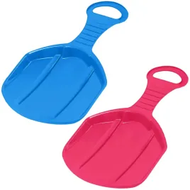 zestaw-2x-jabluszko-sliz-do-zjezdzania-po-sniegu-plastik-niebieskie-rozowe