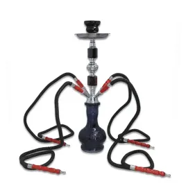 fajka-wodna-shisha-44cm-z-czterema-wezami-4-weze-czarna