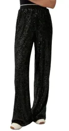 guess-spodnie-casual-dlugie-czarne-z-cekinami-z-lampasami-m-gna