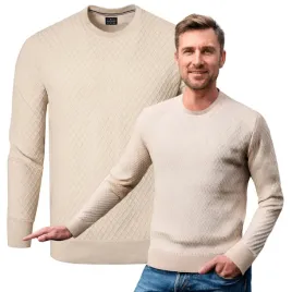elegancki-sweter-meski-klasyczny-bezowy-bawelniany-2xl-pako-jeans