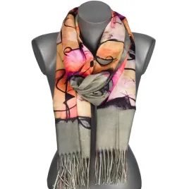 stylowy-szalik-damski-cieply-niepowtarzalny-wzor-modne-fredzli-khaki