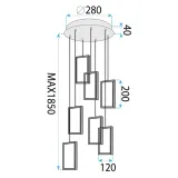 toolight-lampa-lhj090-7cp-gold-material-dominujacy-tworzywo-sztuczne