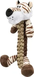 trixie-tygrys-z-plecionym-korpusem-wytrzymala-zabawka-z-dzwiekiem-32-cm-dla