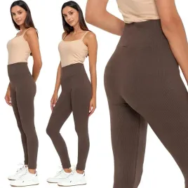 moraj-damskie-legginsy-z-wysokim-stanem-prazkowane-sportowe-wygodne-l-xl