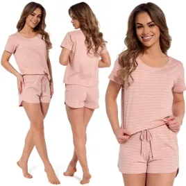 cornette-343-302-letnia-pizama-damska-bawelniana-bluzka-szorty-xxl