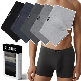 atlantic-5bmh-007-bokserki-meskie-klasyczne-bawelniane-szorty-5-pak-l