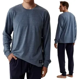 pizama-meska-dluga-100percent-bawelna-komplet-pizamowy-atlantic-nmp-387-xxl
