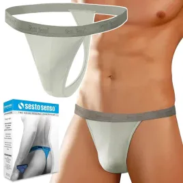 sesto-senso-stm01-wygodne-stringi-meskie-bawelniane-majtki-bezowe-xxl