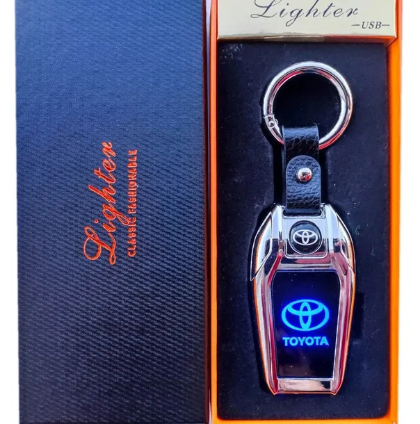 Elegancki BRELOK Zapalniczka Żarowa LED TOYOTA