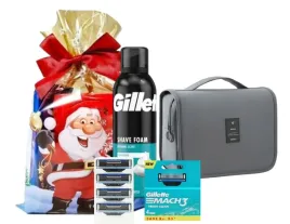 zestaw-prezent-dla-mezczyzny-gillette-mach3-pianka-do-golenia-kosmetyczka