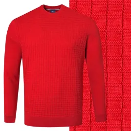 elegancki-sweter-meski-klasyczny-czerwony-bawelniany-m-pako-jeans