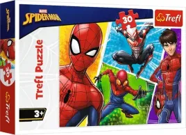 puzzle-30-elementow-spiderman-i-miguel-marvel-ukladanka-trefl-18242