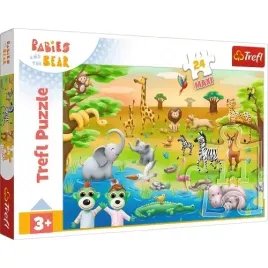 puzzle-maxi-24-bobaski-i-mis-safari-zwierzeta-duze-elementy-trefl-14373