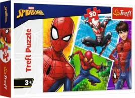 puzzle-30-elementow-spiderman-i-miguel-marvel-ukladanka-trefl-18242