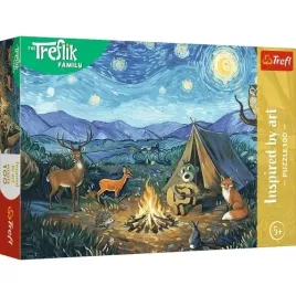 puzzle-100-el-rodzina-treflikow-przy-ognisku-inspired-by-art-trefl-16564