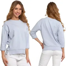 bluza-dresowa-damska-z-rekawem-3-4-modna-stylowa-luzny-fason-moraj-m