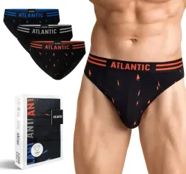 atlantic-3-pak-slipy-meskie-czarne-3mp-098-cz-bawelniane-rozmiar-m