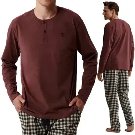 pizama-meska-bawelniana-komplet-bluzka-spodnie-atlantic-nmp-394-xxl