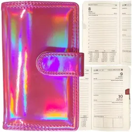 kalendarz-ksiazkowy-b6-2026-rok-z-zapieciem-planer-terminarz-mirror-rozowy