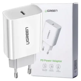 ladowarka-sieciowa-ugreen-cd137-20w-pd-3-0-usb-c-biala