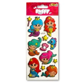 penmate-kolori-naklejki-puffy-happy-mermadis-kolorowe-wypukle-syrenki-3d