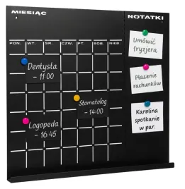 tablica-magnetyczna-planner-scienny-notatki-dni-tygodnia-metalowy-organizer