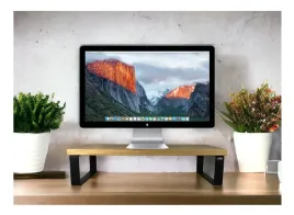 polka-podstawka-pod-monitor-debowa-drewno-metal-solidna-na-biurko